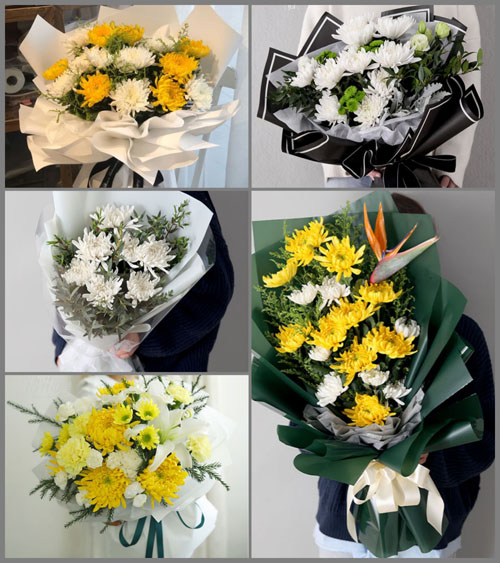 山西长治潞城市史迥乡梨树凹村白事花束代送